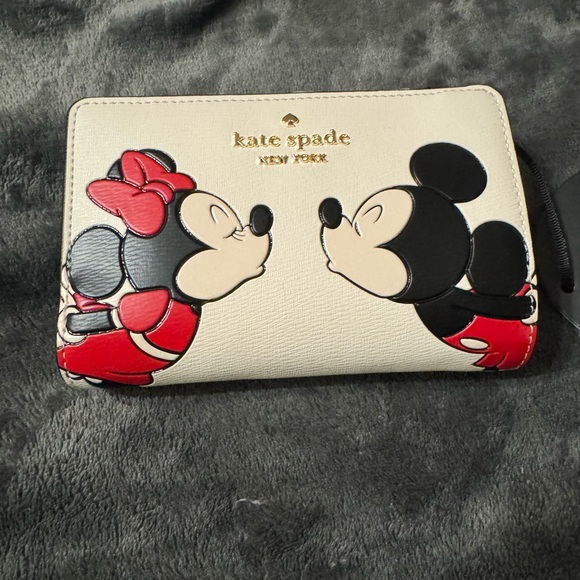 Kate Spade Disney Wallet with Red and Black Accents - Picture 1 of 7